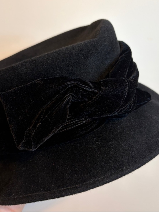 Diamond Supply Co. Black Velvet-Band Wool Fedora Hat